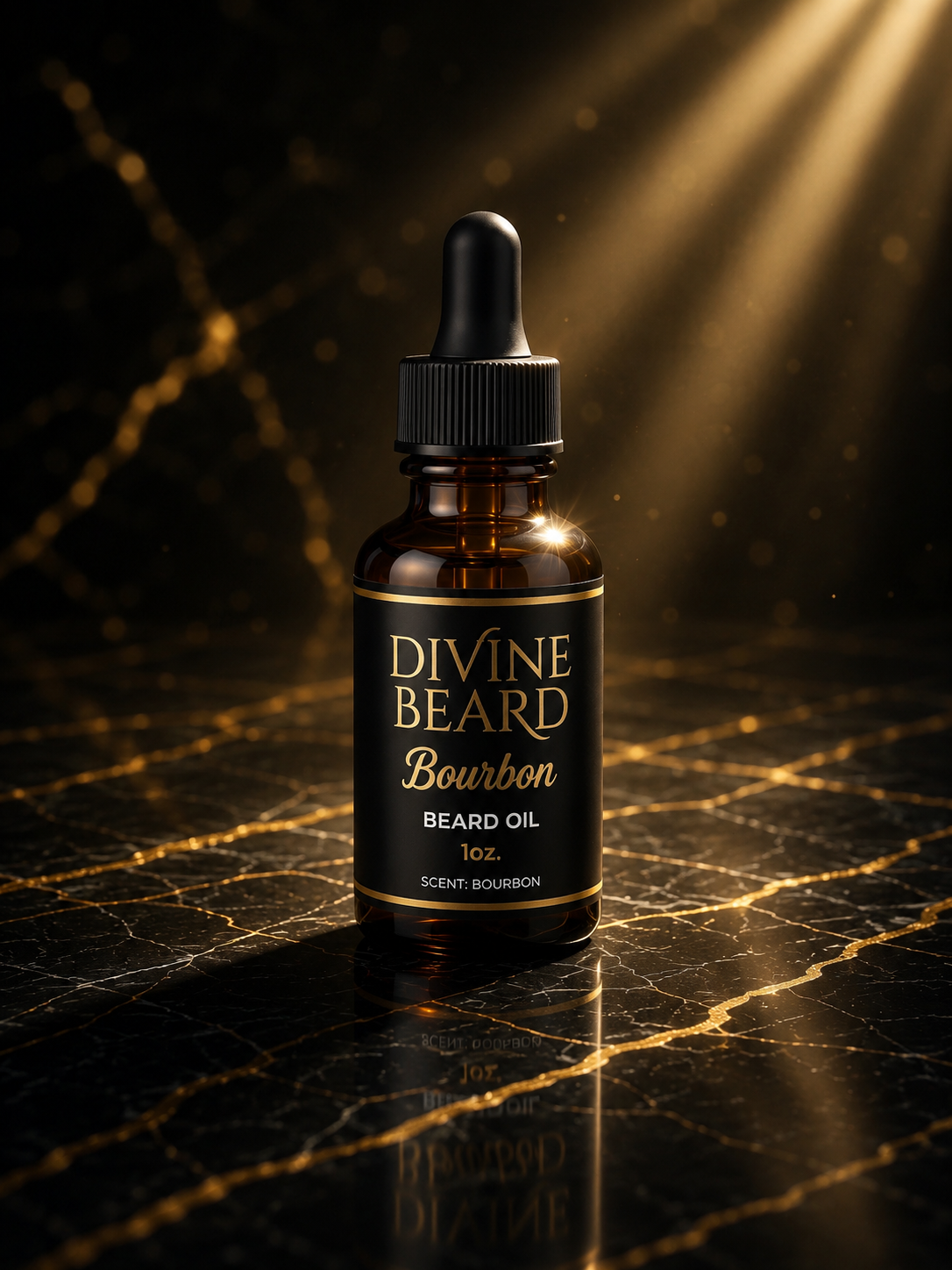 Divine Beard Bourbon Badass Beard Oil